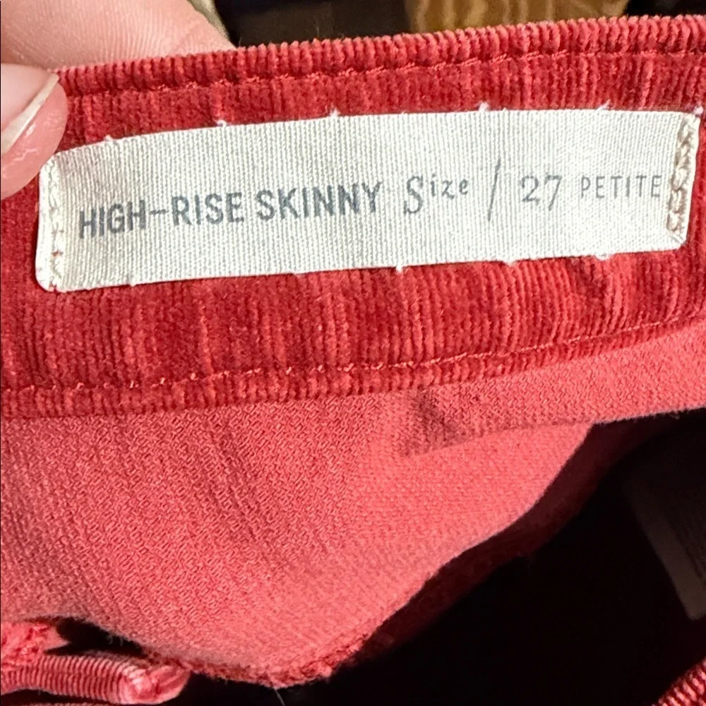 Pilcro Women's Vibrant Red Skinny Jeans